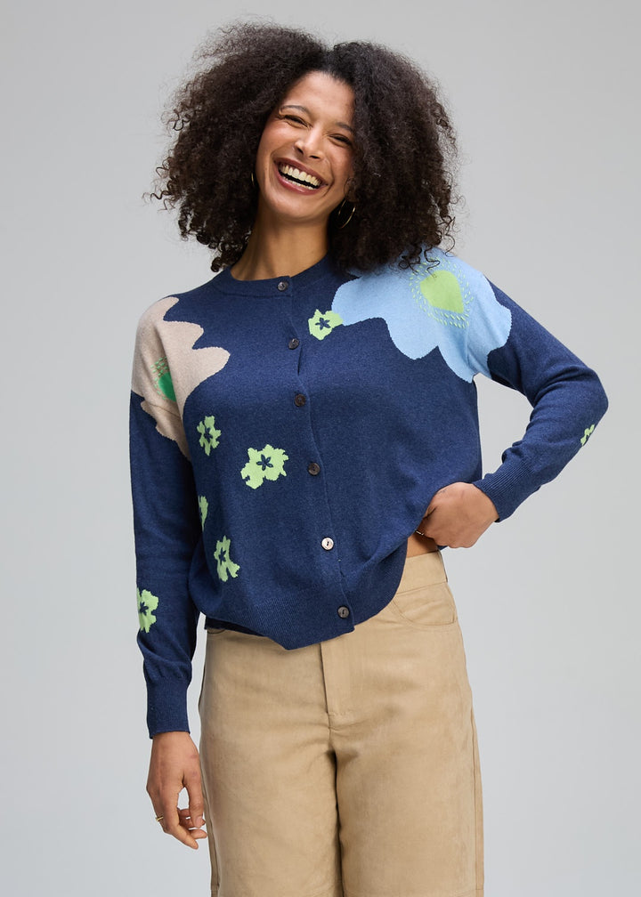 Zaket & Plover Petal Play Cardigan - Denim