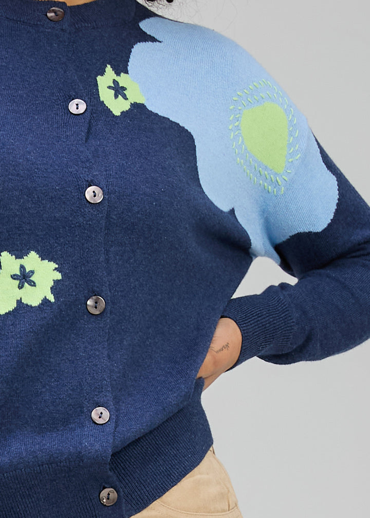 Zaket & Plover Petal Play Cardigan - Denim