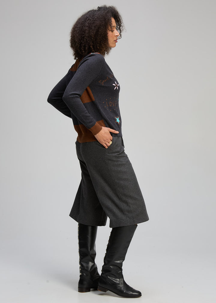 Zaket & Plover Good Energy Cardigan - Charcoal