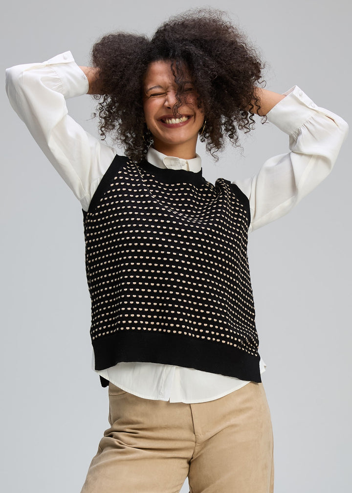 Zaket & Plover Textured Tank - Black