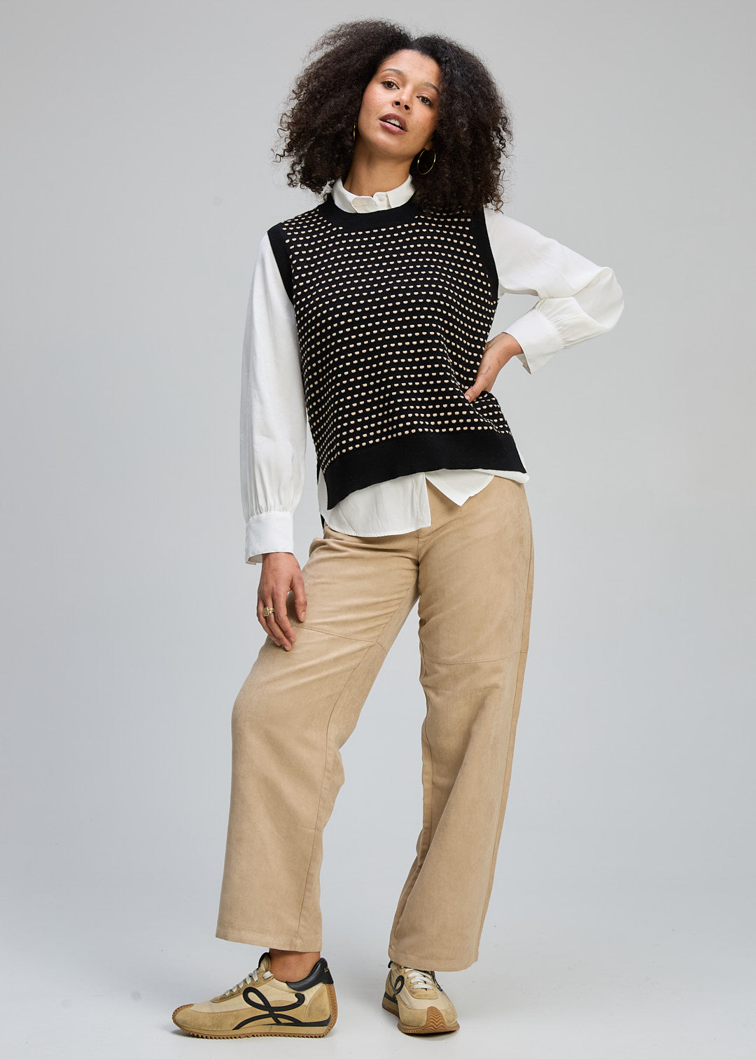 Zaket & Plover Textured Tank - Black