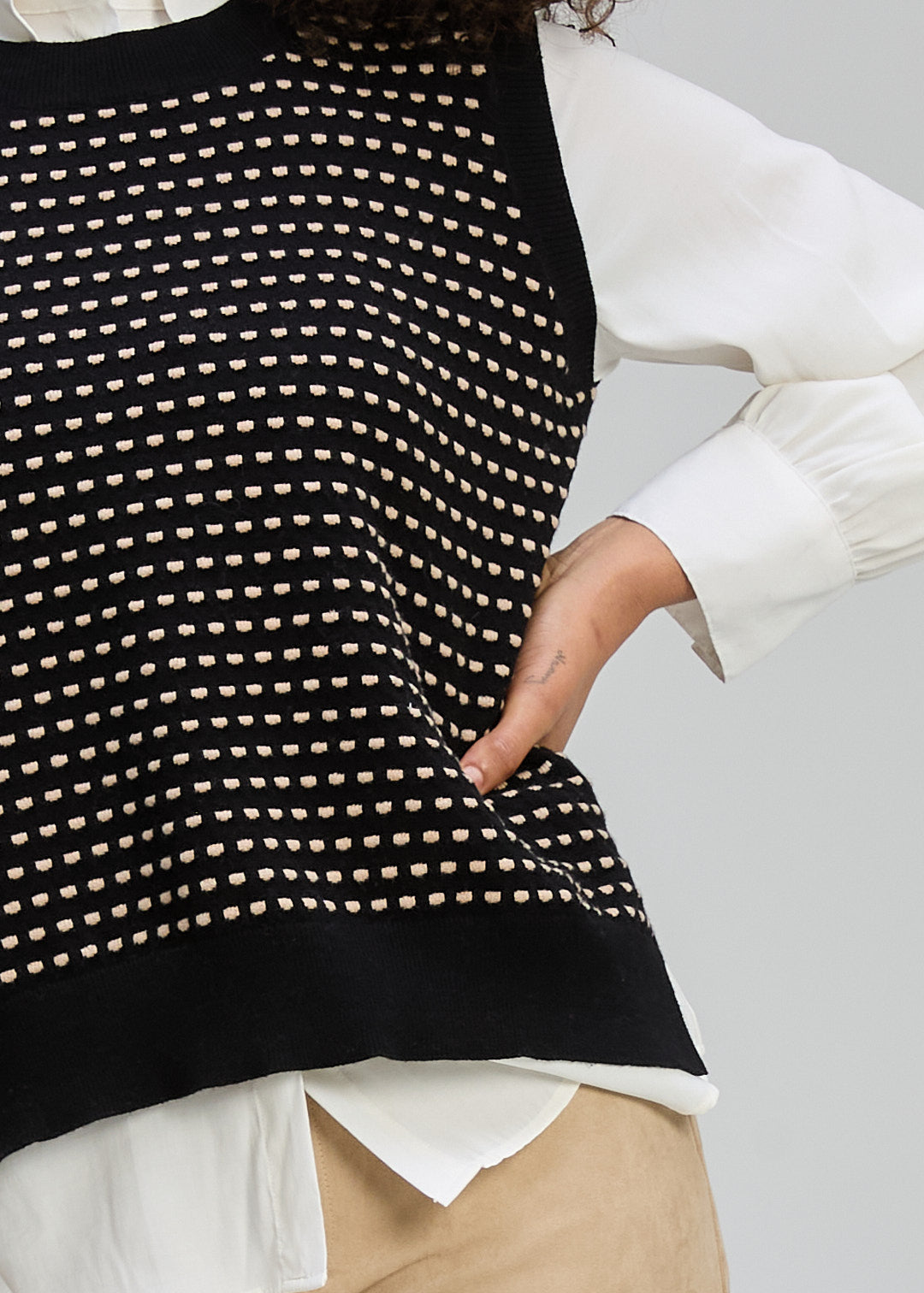 Zaket & Plover Textured Tank - Black