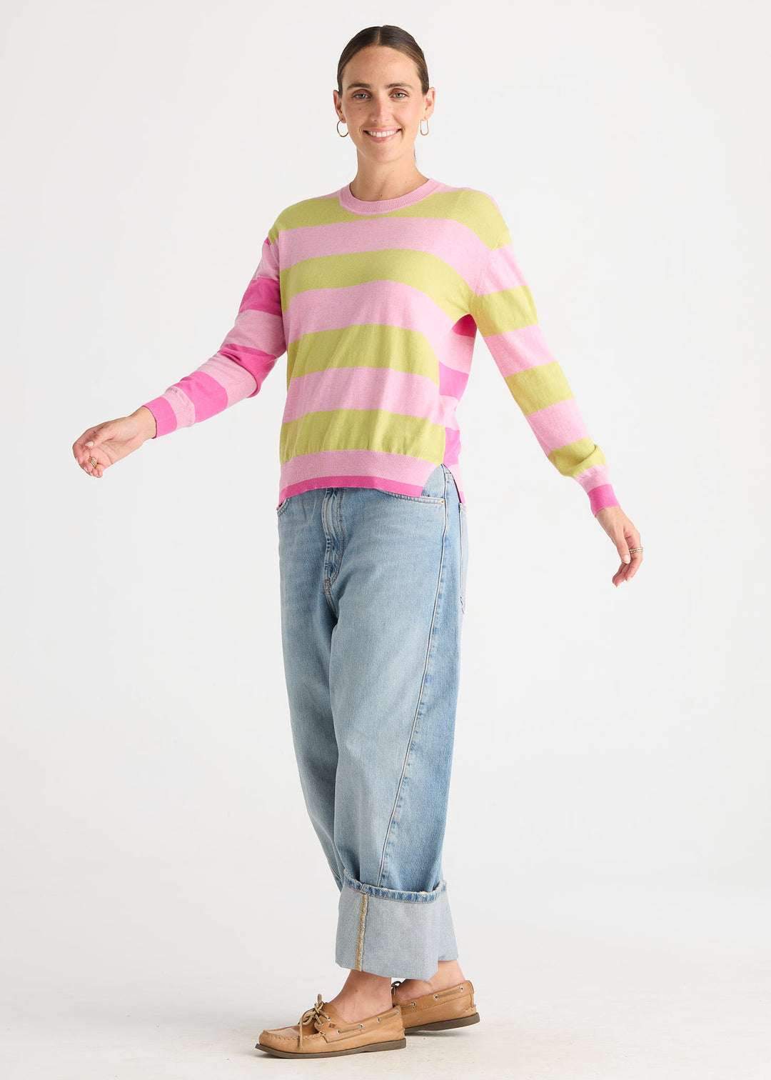 Zaket & Plover Coastal Stripe Knit