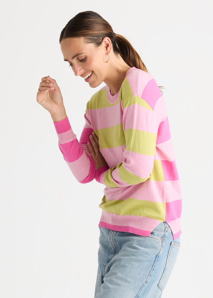 Zaket & Plover Coastal Stripe Knit