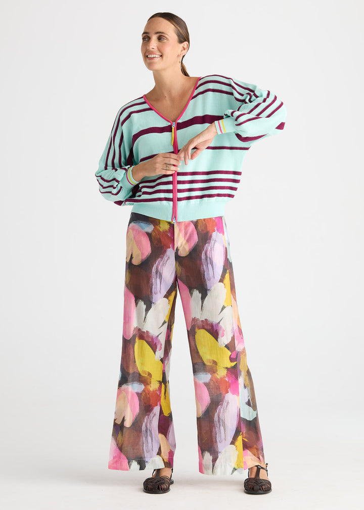 Zaket & Plover Zip Cardigan - Breeze