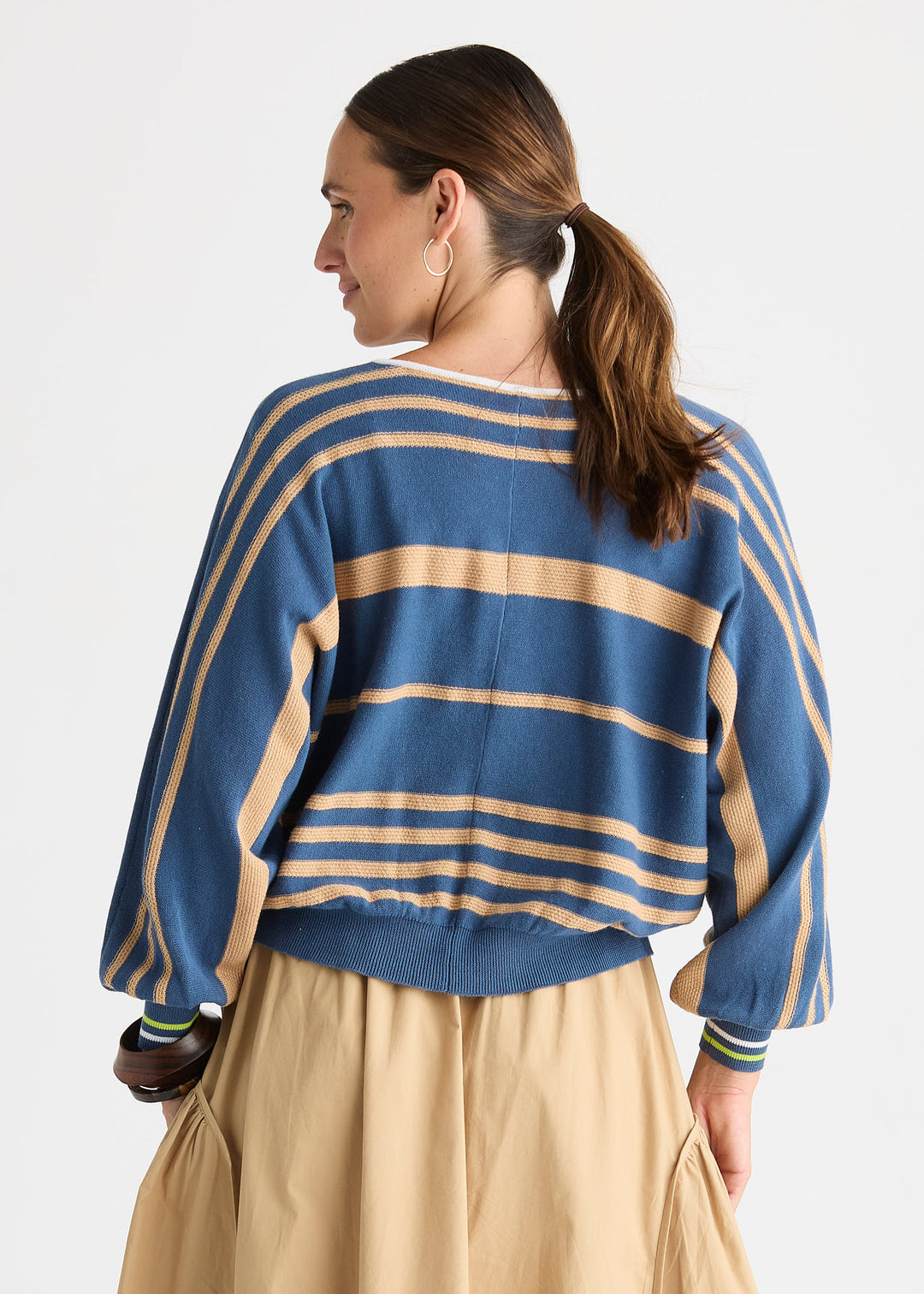 Zaket & Plover Zip Cardigan - Sea
