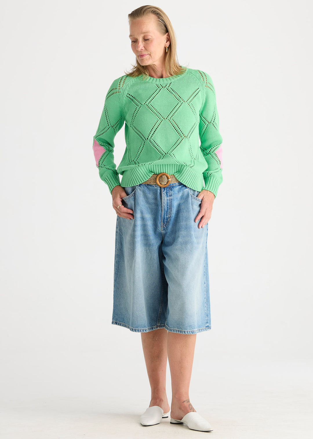 Zaket & Plover Diamond Detail Jumper