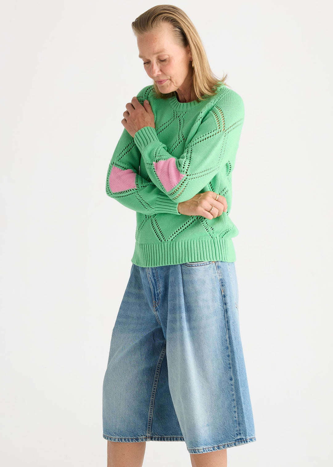 Zaket & Plover Diamond Detail Jumper