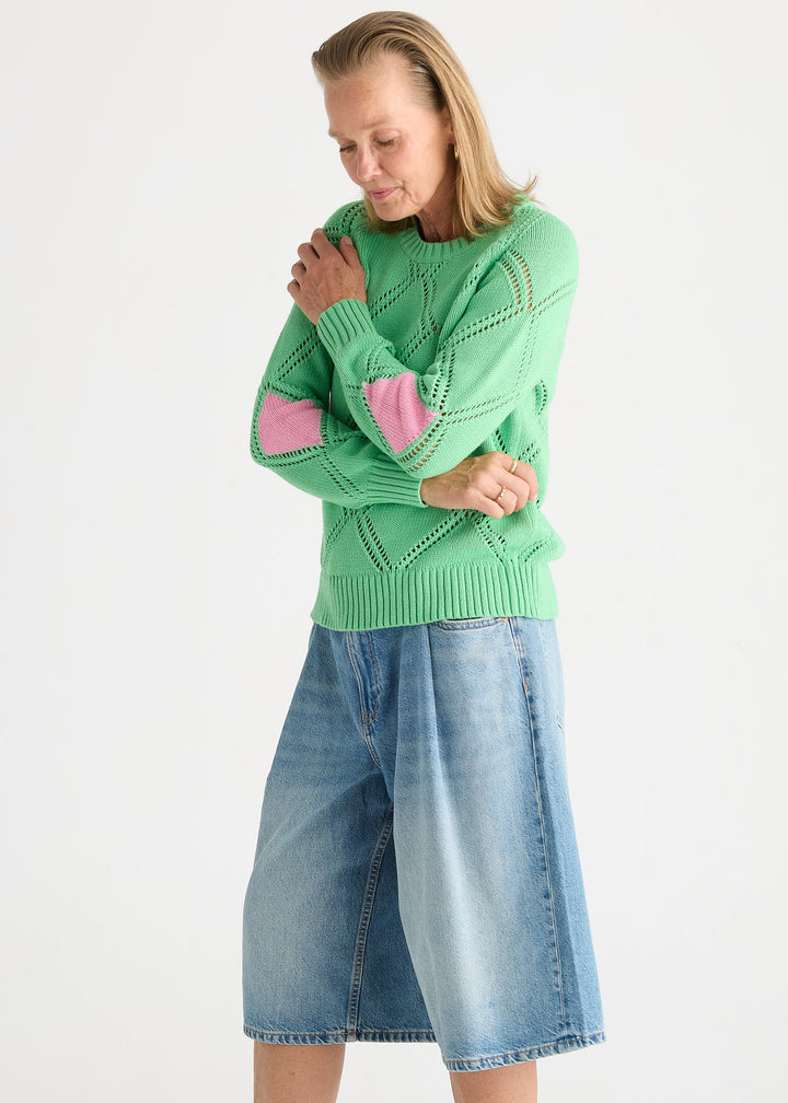 Zaket & Plover Diamond Detail Jumper