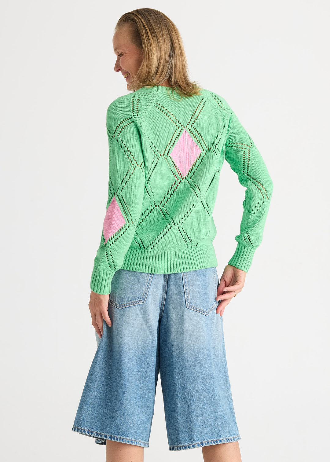 Zaket & Plover Diamond Detail Jumper