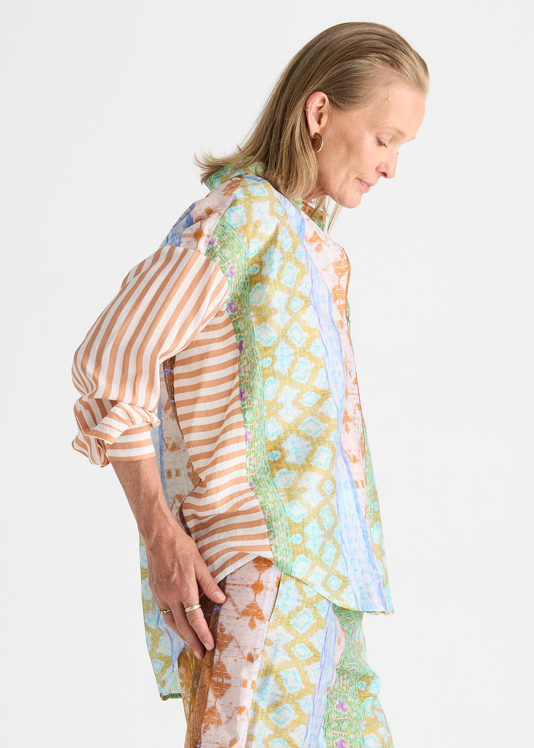 Zaket & Plover Pattern Clash Shirt