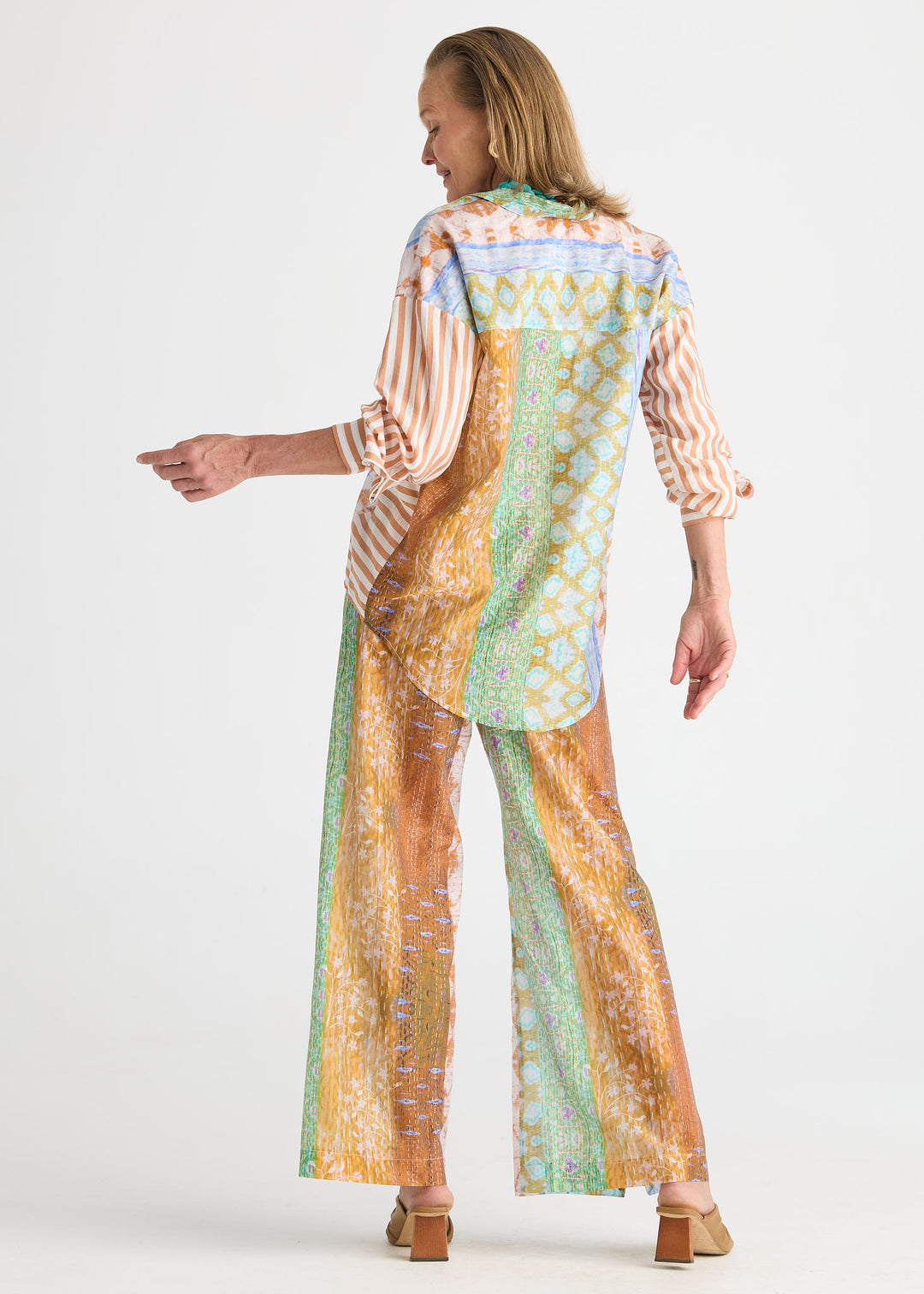Zaket & Plover Pattern Clash Shirt