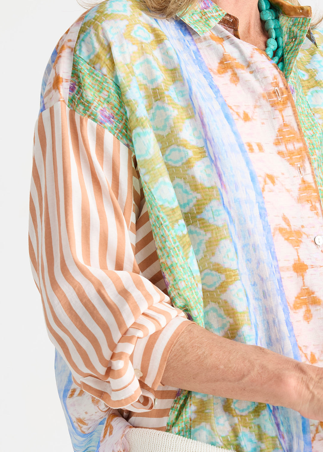 Zaket & Plover Pattern Clash Shirt