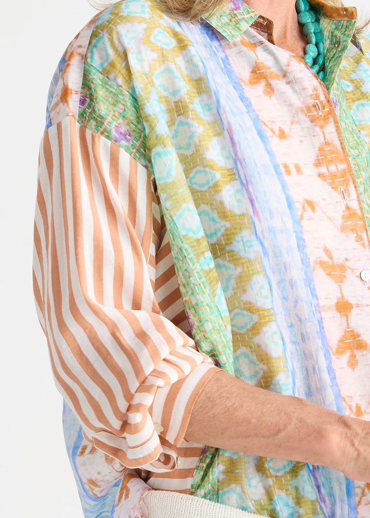 Zaket & Plover Pattern Clash Shirt