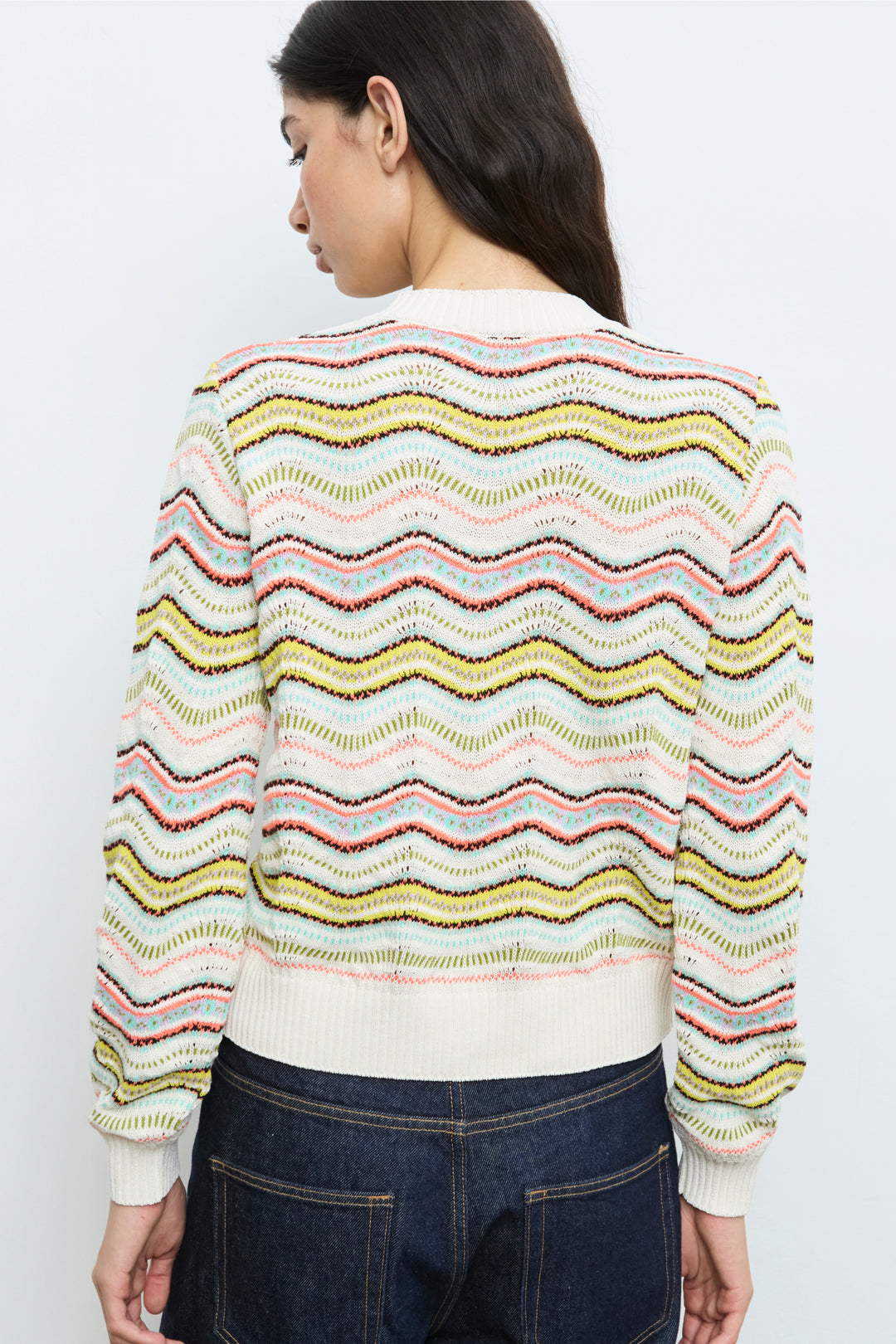 Aldo Martins Wavy Stripe Cardigan
