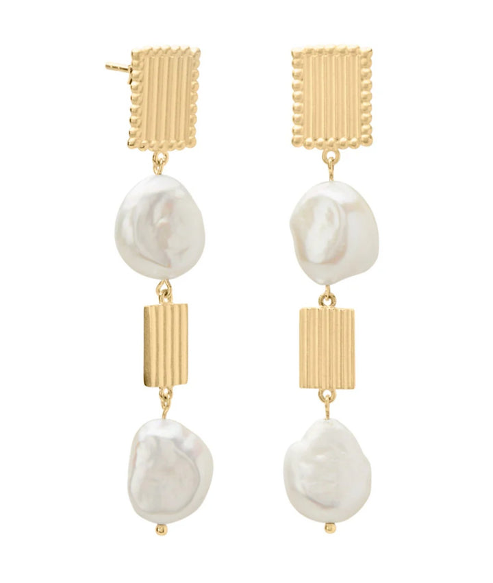Murkani Aphrodite Goddess Pearl Earrings