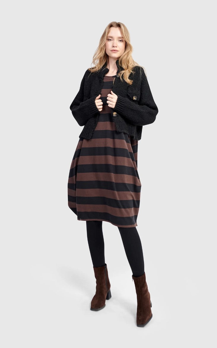 Alembika Black Trucker Cardigan