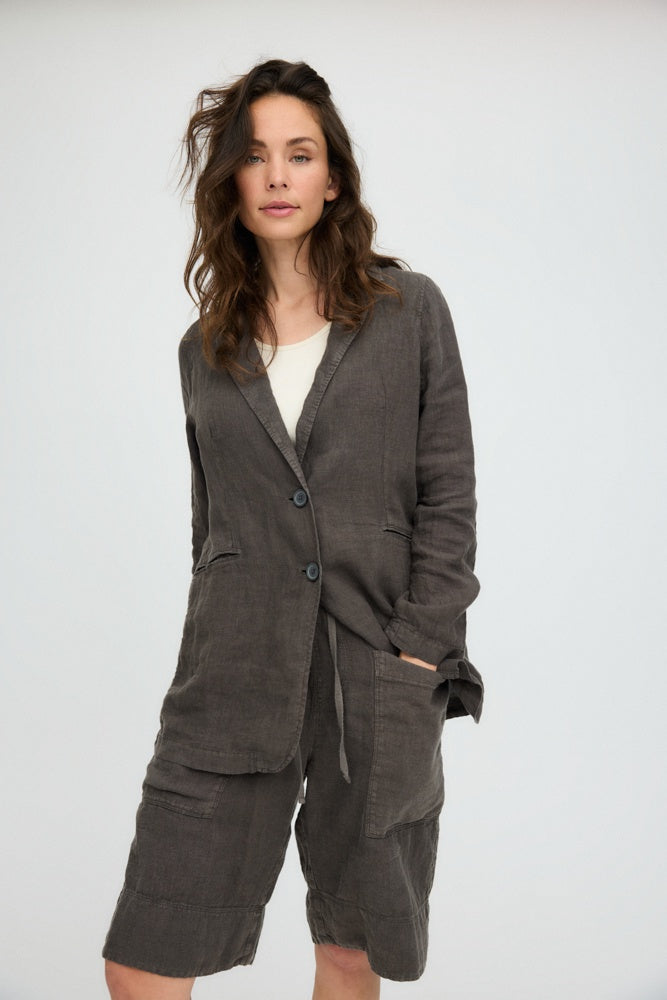 By Basics Pocket linen shorts