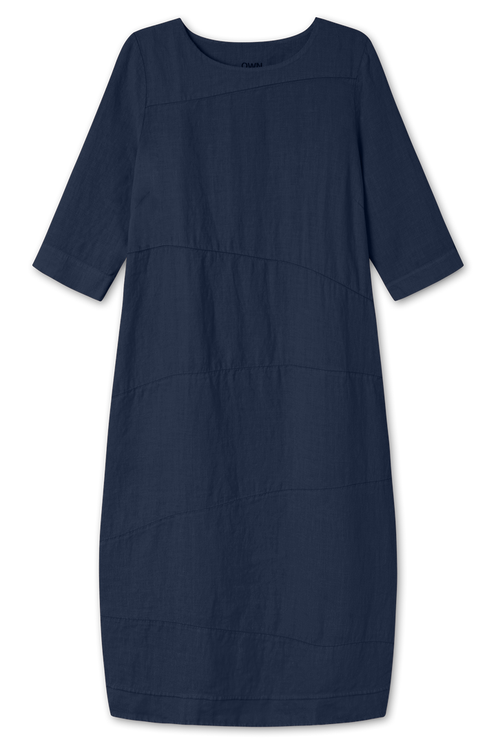 By Basics Linen Dress - Mid
