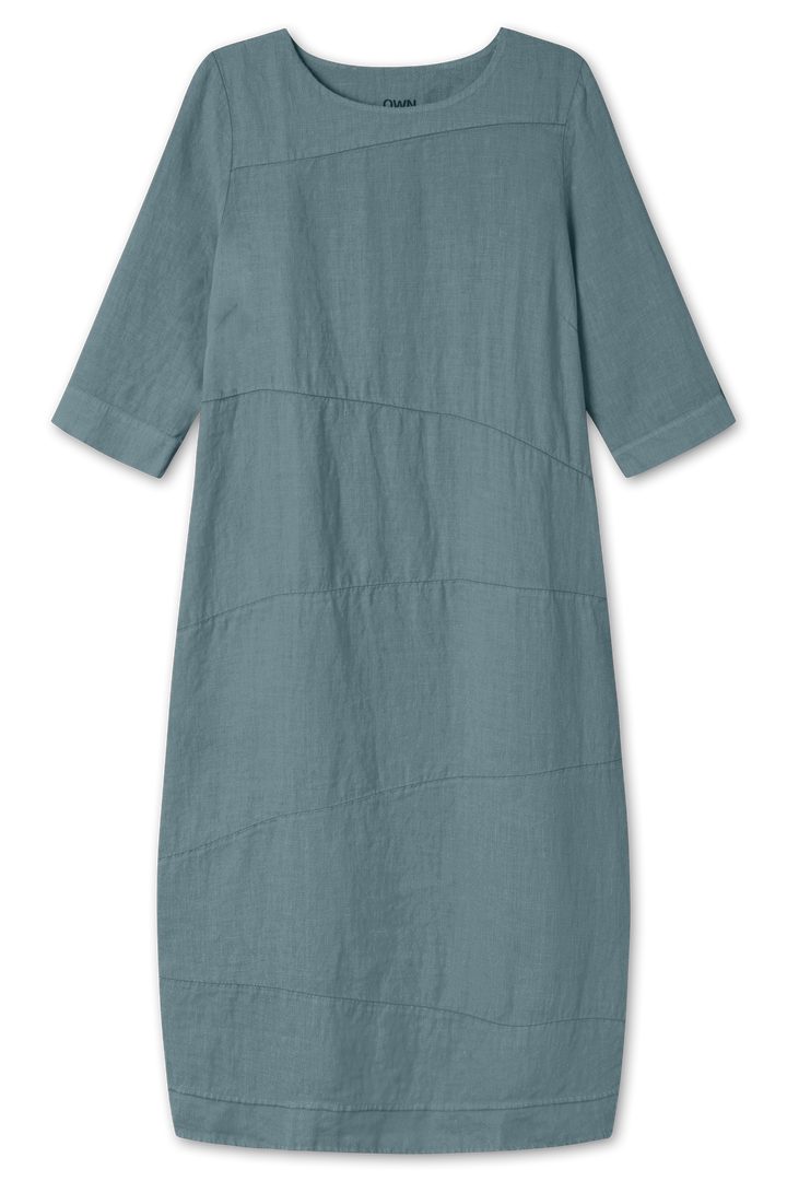 By Basics Linen Dress - Sea