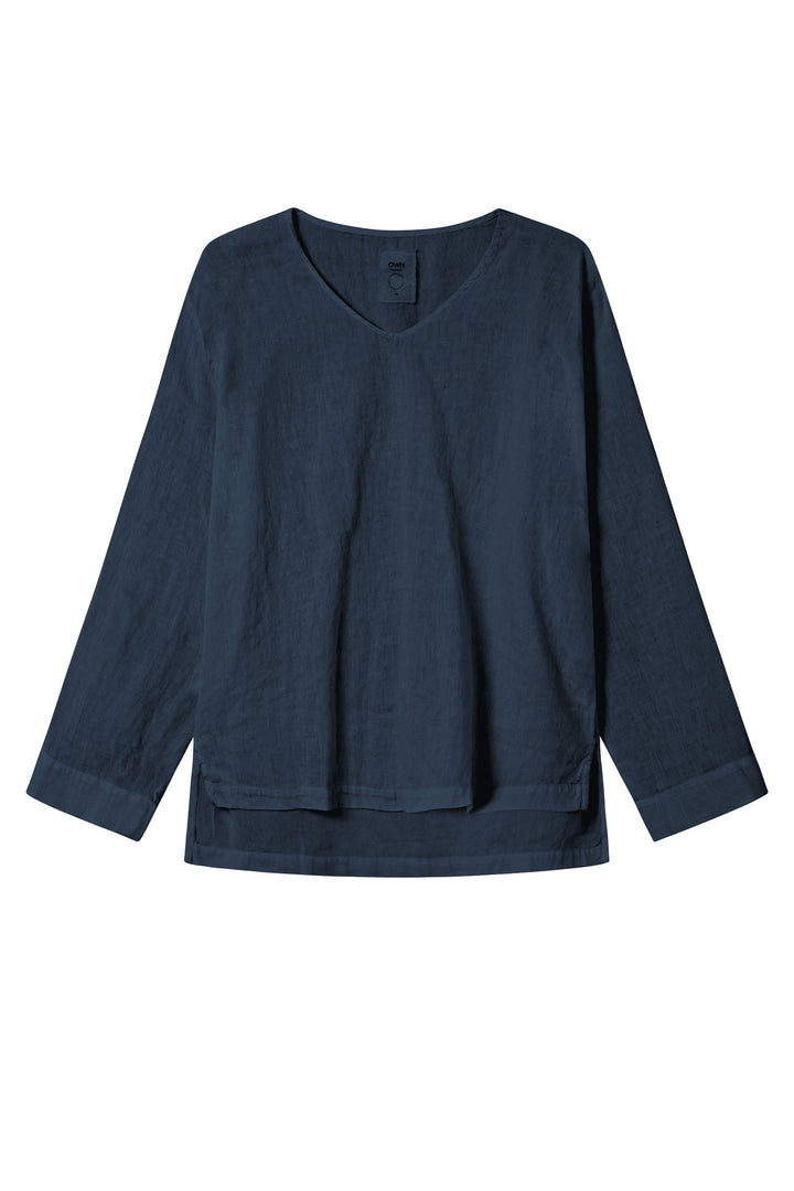 By Basics Light Linen Top - Mid
