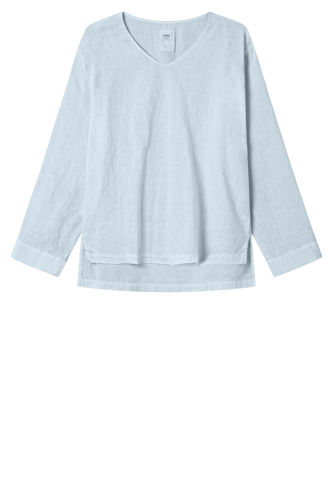 By Basics Light Linen Top - Blu
