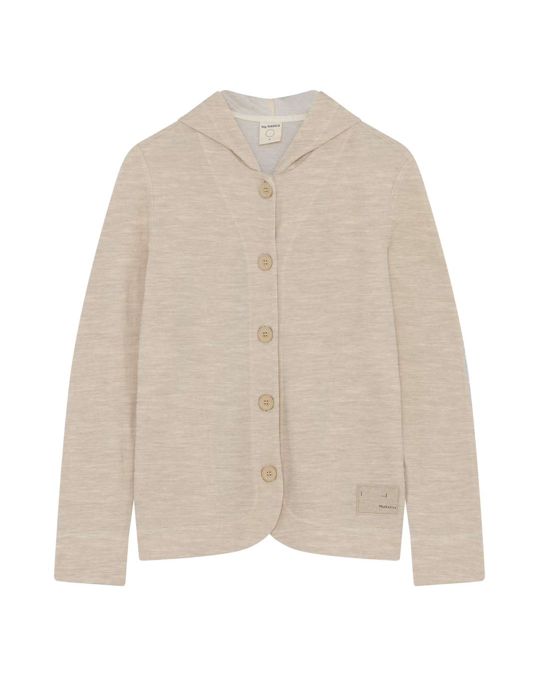 By Basics Hooded Sweat Jacket - PEARL