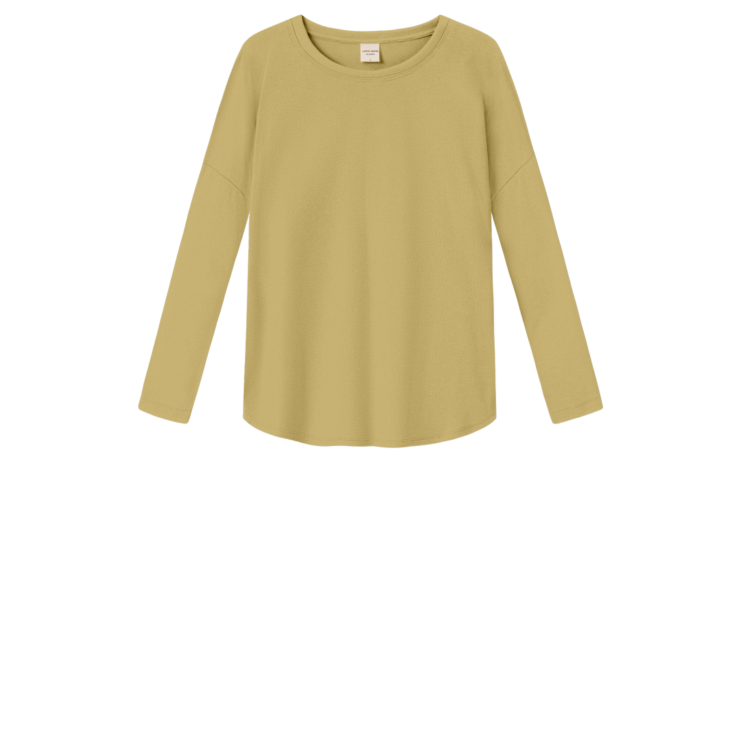 By Basics Loose Top - Leek
