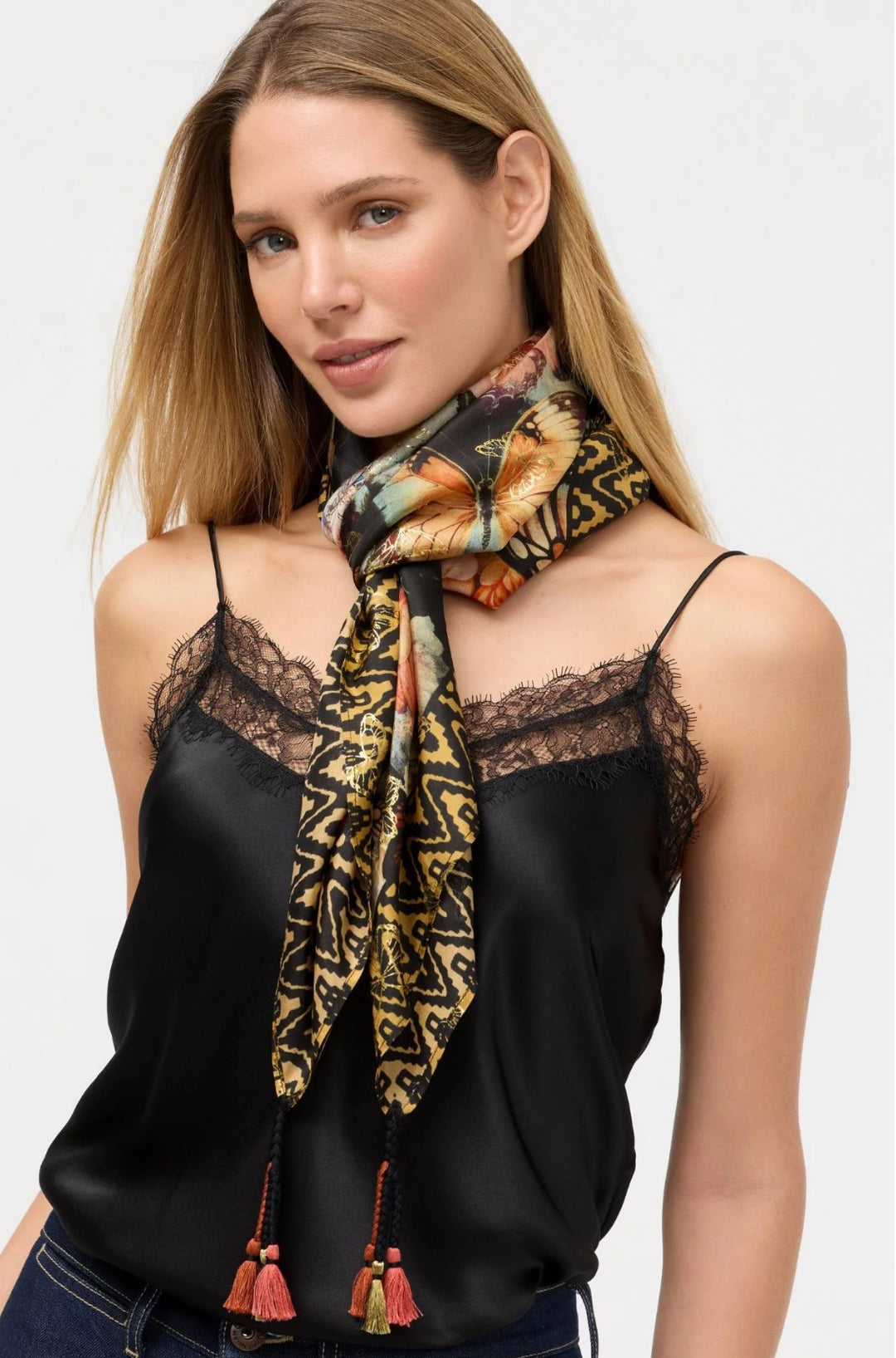 Johnny Was Teyros Silk Scarf