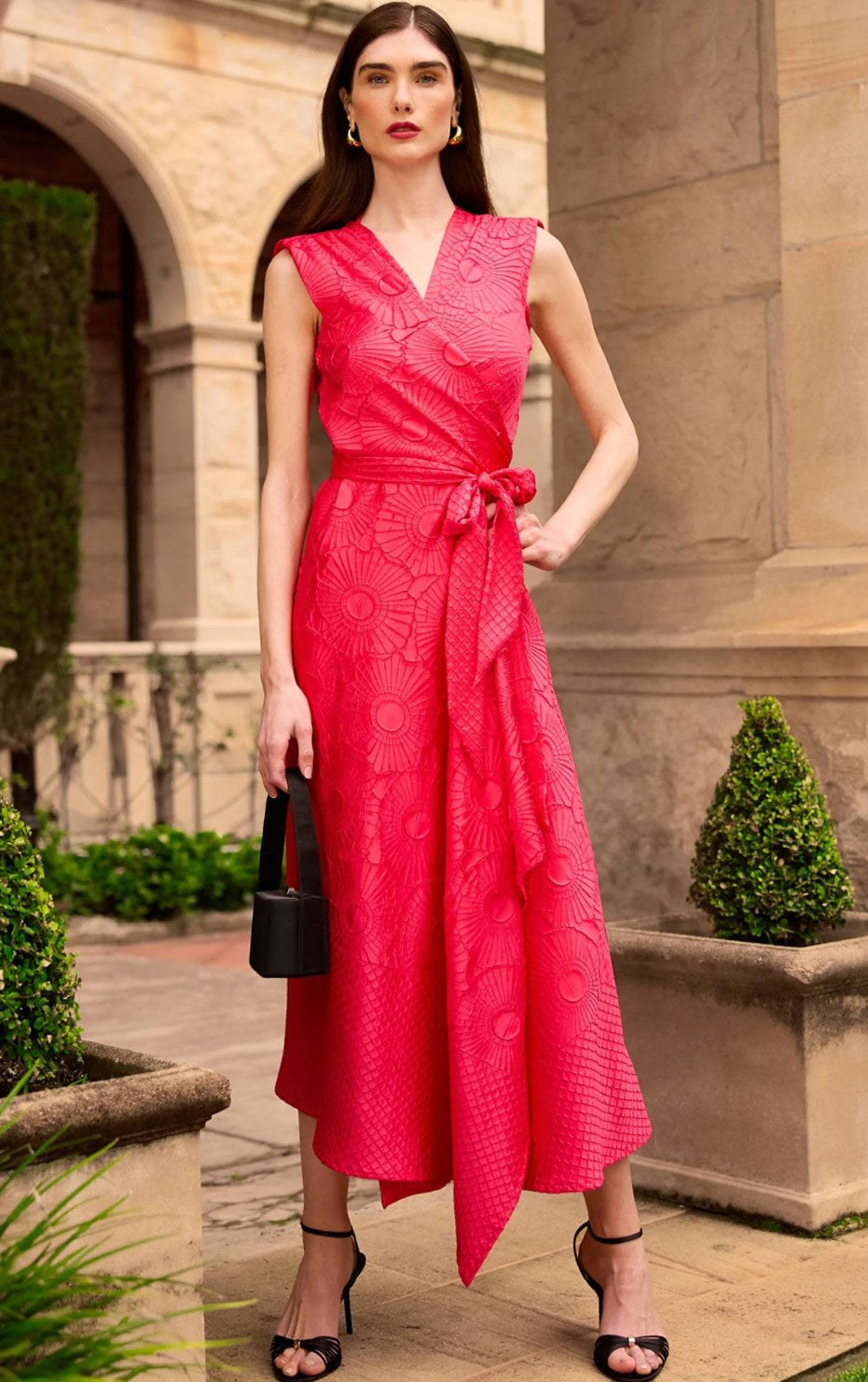 Sacha Drake Camelia Wrap Dress - Pink