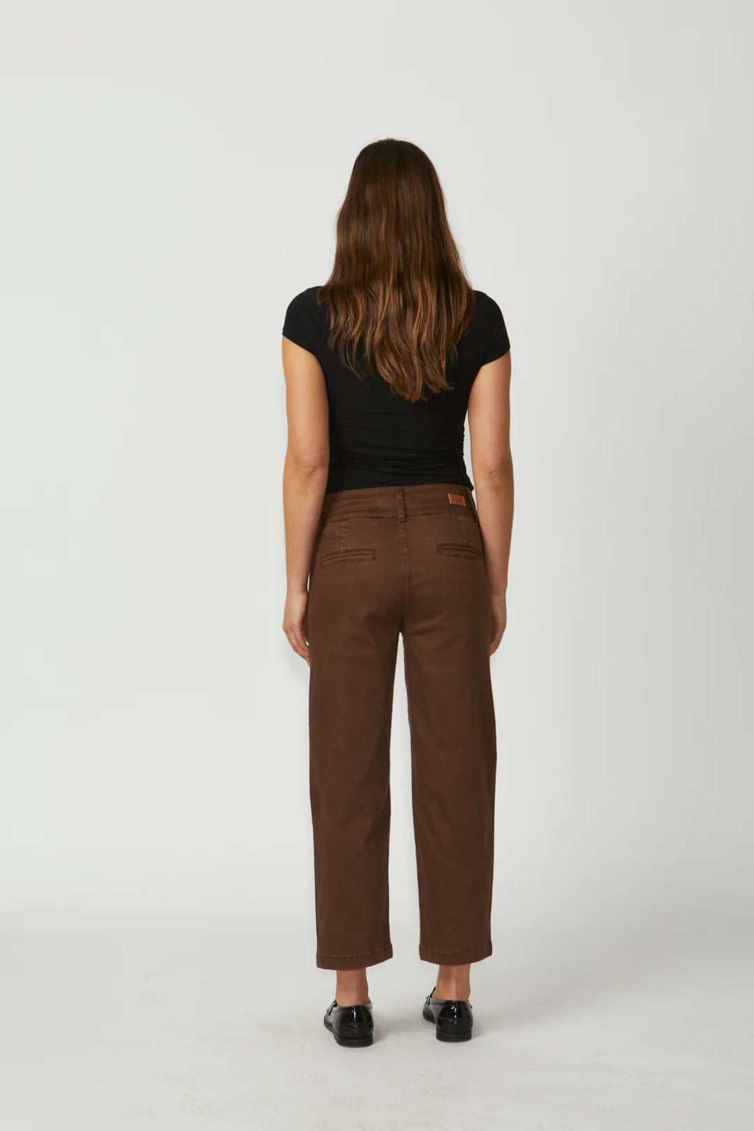 New London Christow Wide Jeans - Chocolate