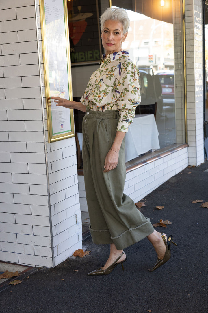 M.A. Dainty Sap Shirt - Birds