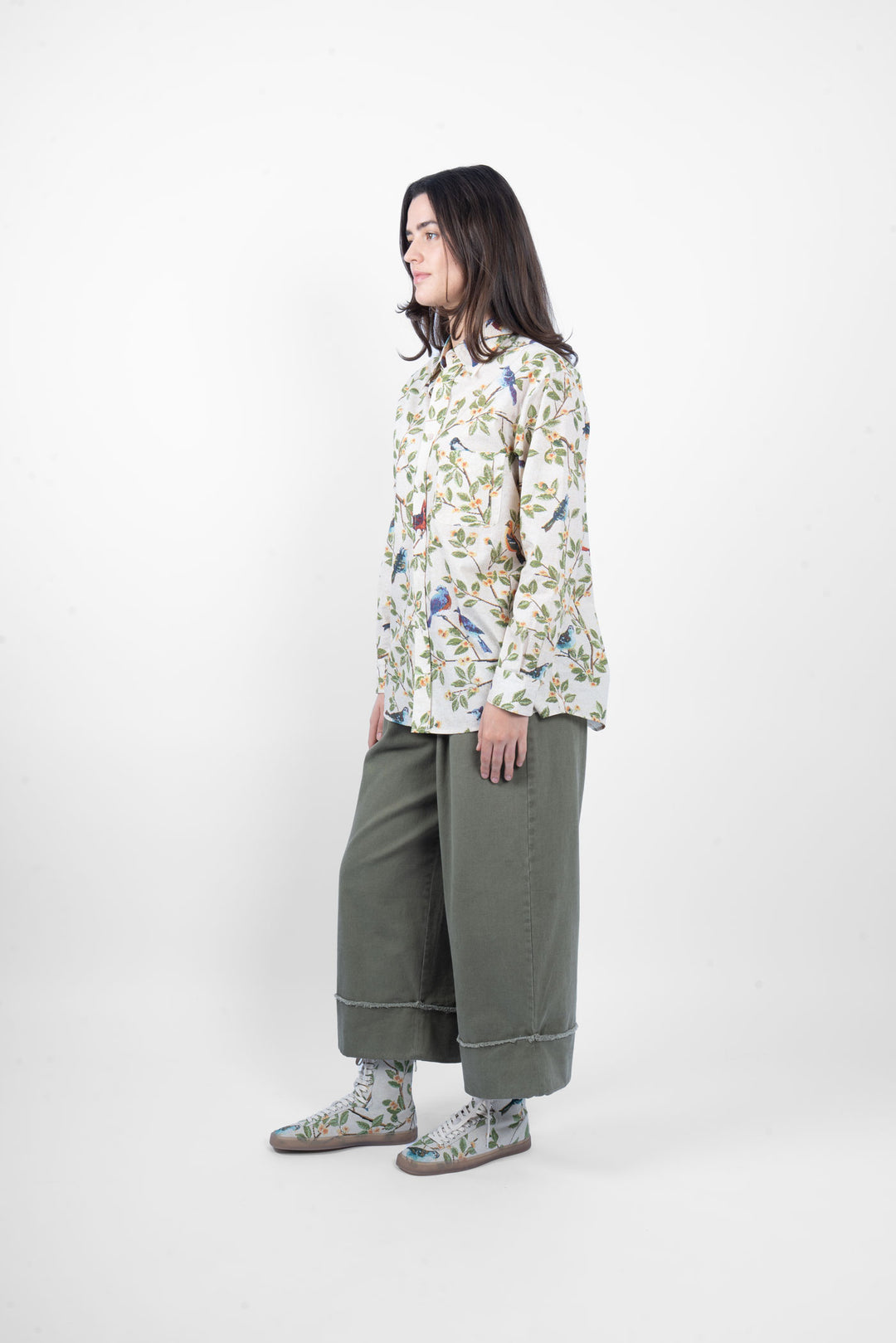 M.A. Dainty Sap Shirt - Birds