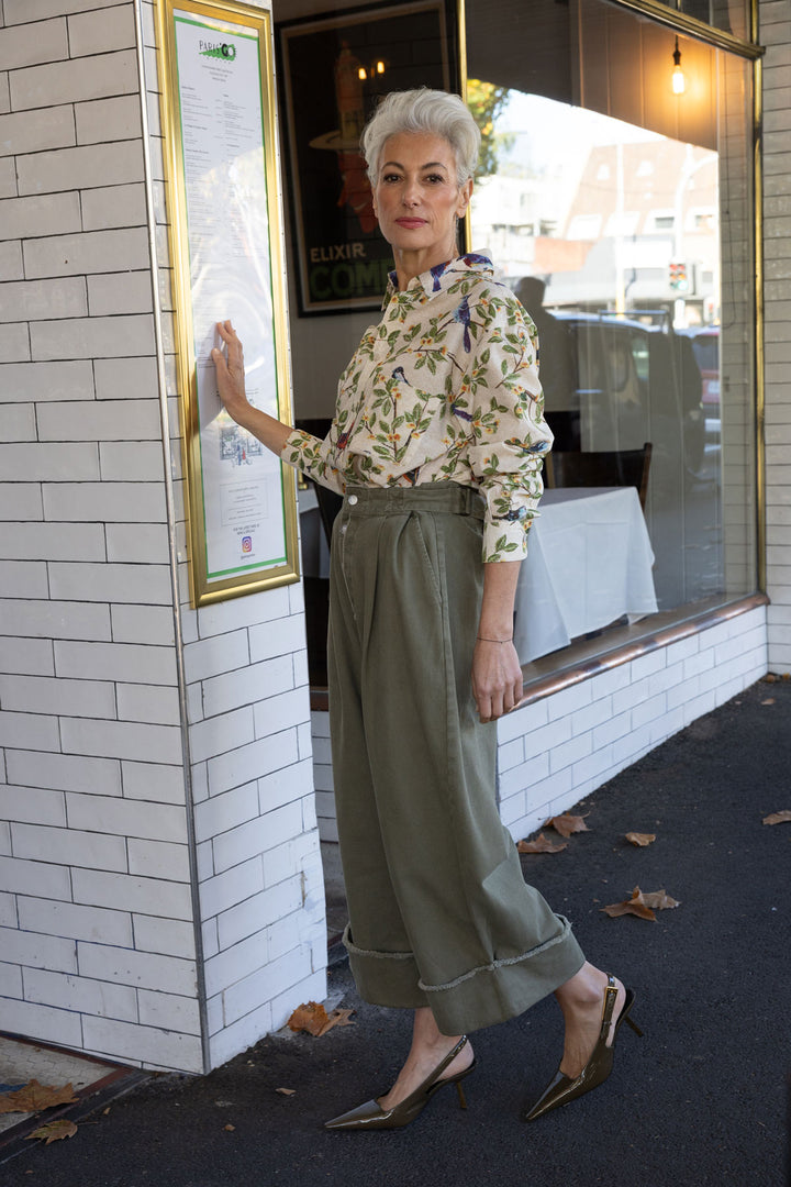 M.A. Dainty Sap Shirt - Birds