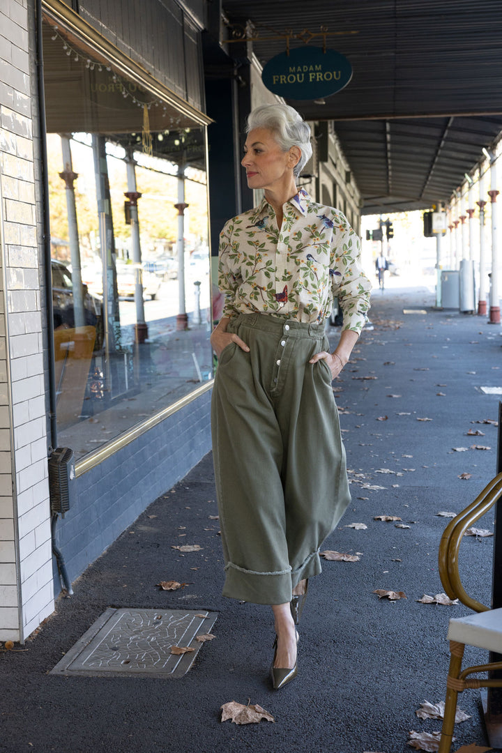 M.A. Dainty Sap Shirt - Birds