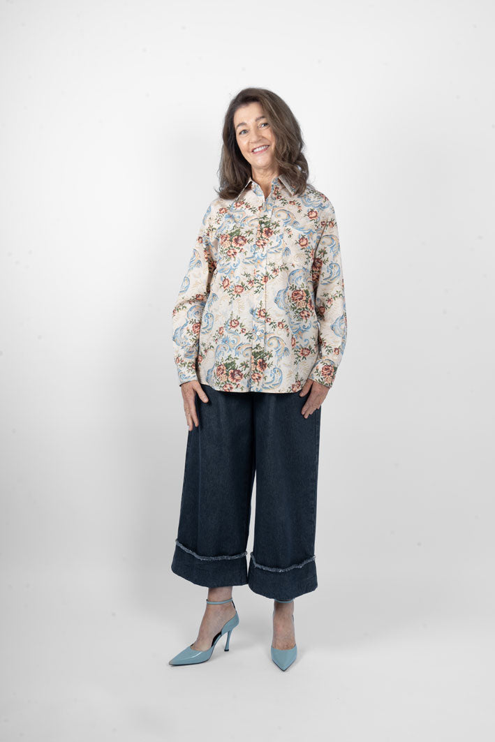 M.A. Dainty Sap Shirt - Flowers