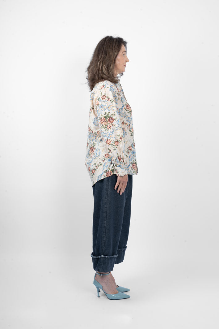 M.A. Dainty Sap Shirt - Flowers