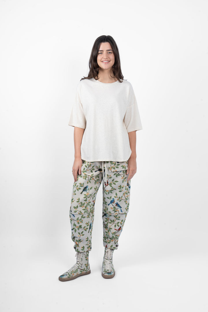 M.A. Dainty Trucker Pant - Birds