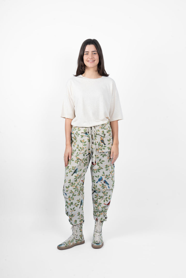 M.A. Dainty Trucker Pant - Birds