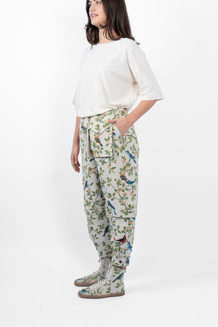 M.A. Dainty Trucker Pant - Birds