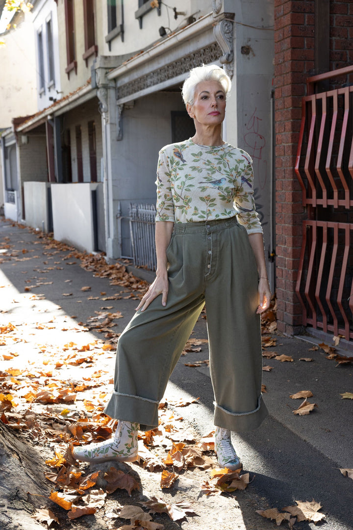 M.A. Dainty Meadow Top - BIRDS