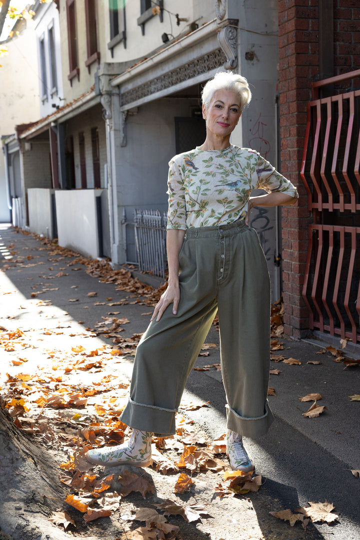 M.A. Dainty Meadow Top - BIRDS