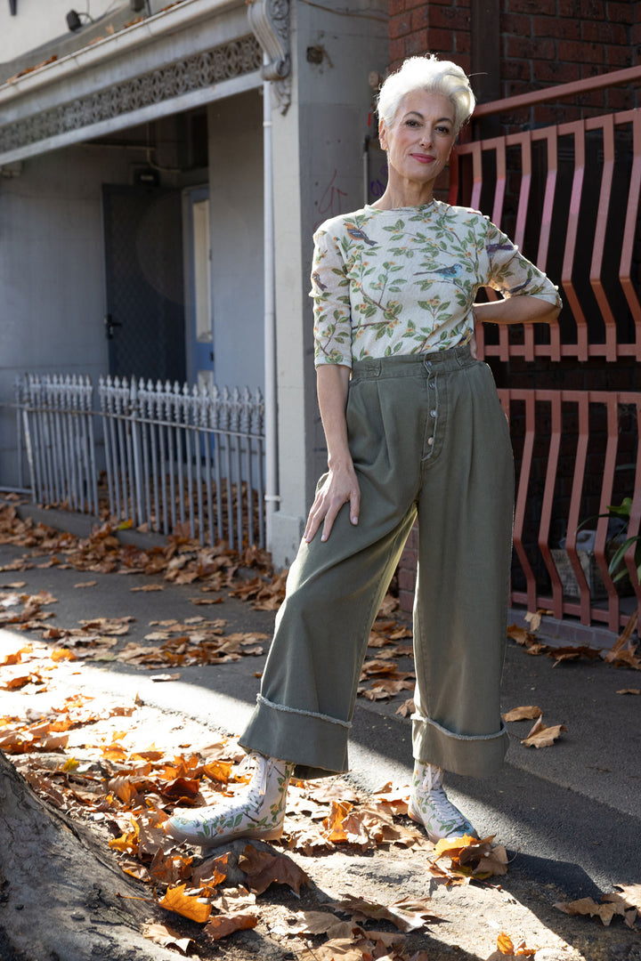 M.A. Dainty Meadow Top - BIRDS