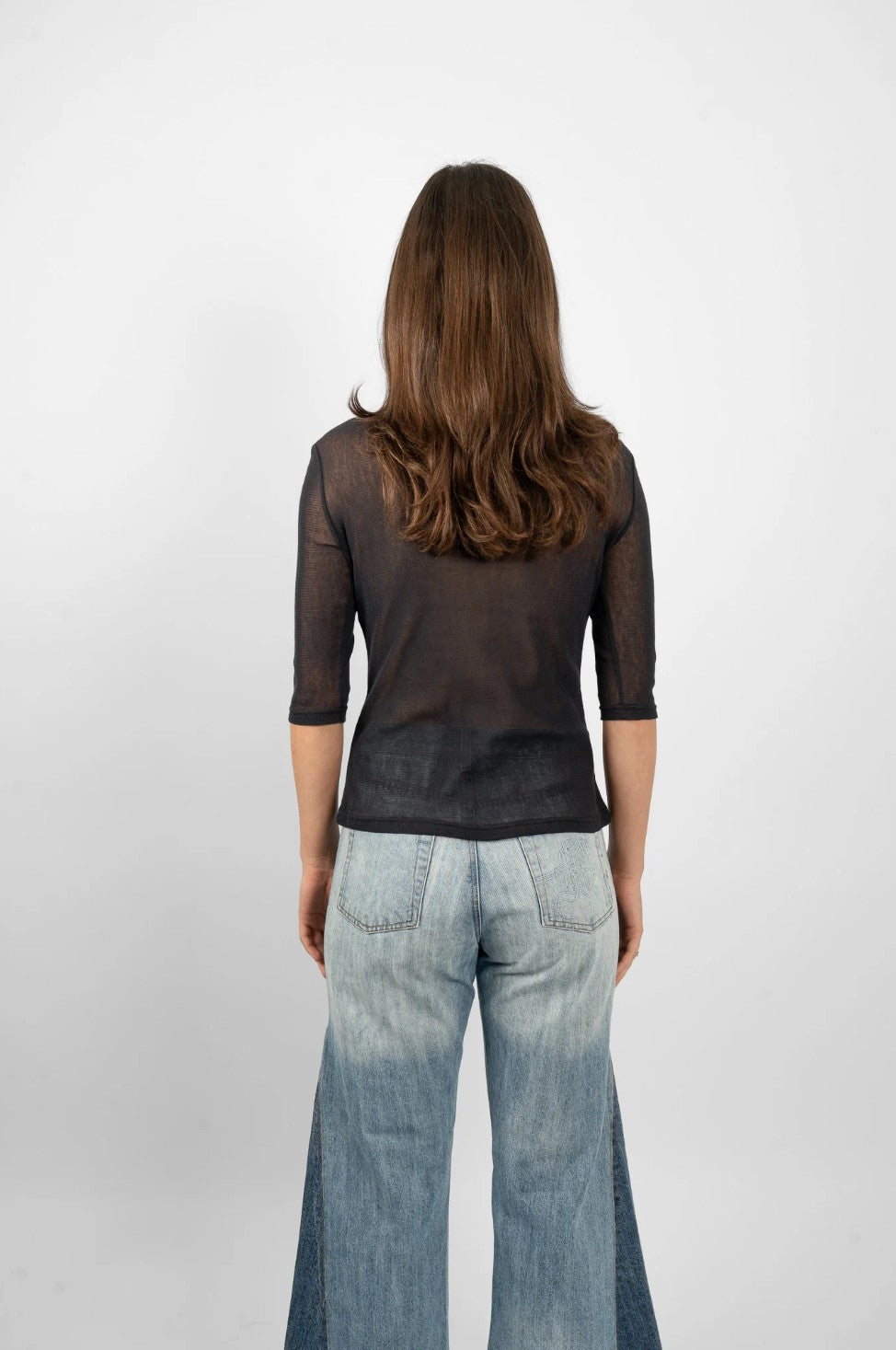 M.A. Dainty Meadow Top - NAVY