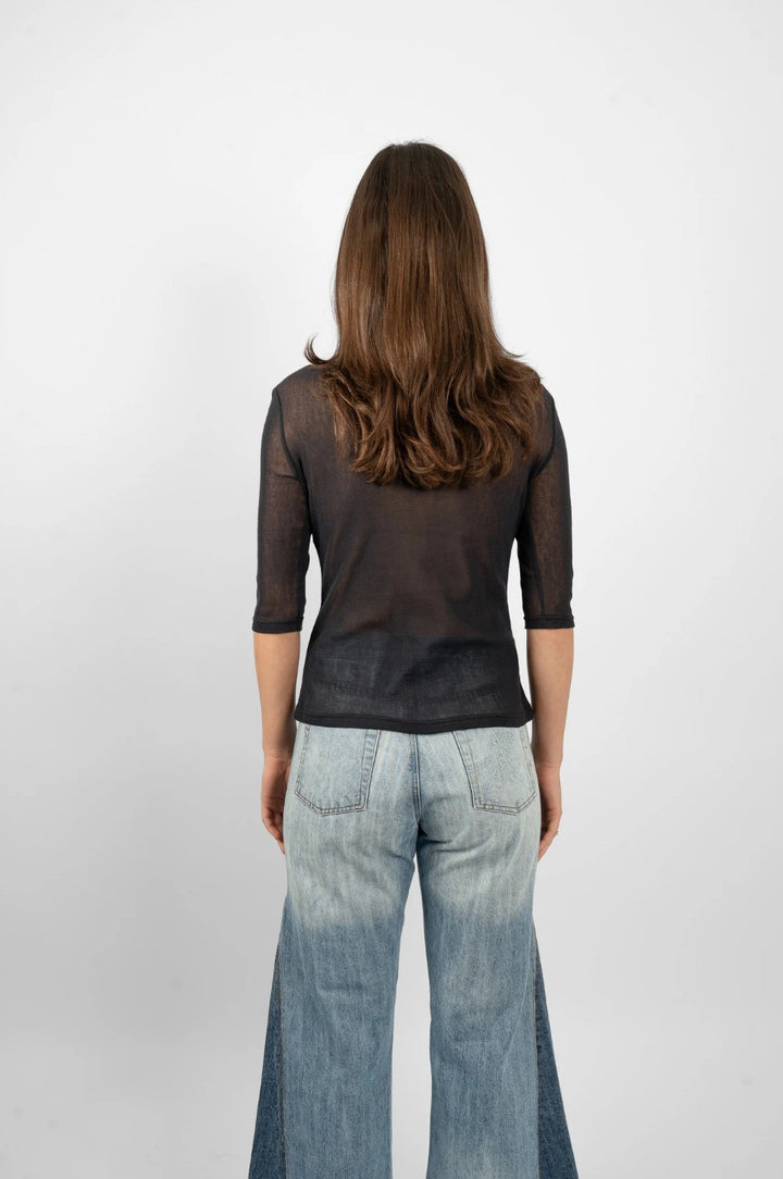 M.A. Dainty Meadow Top - NAVY