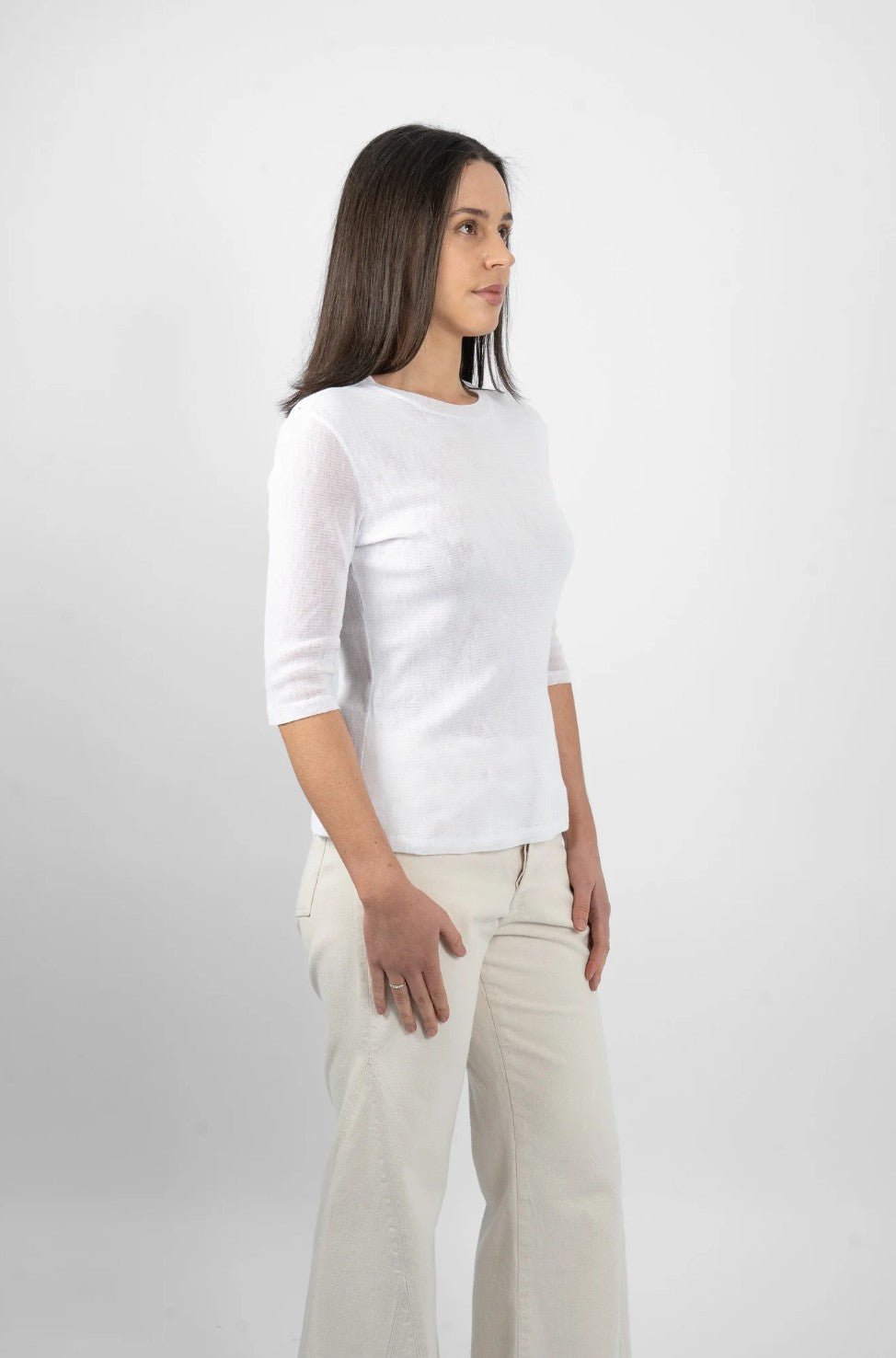 M.A. Dainty Meadow Top - WHT