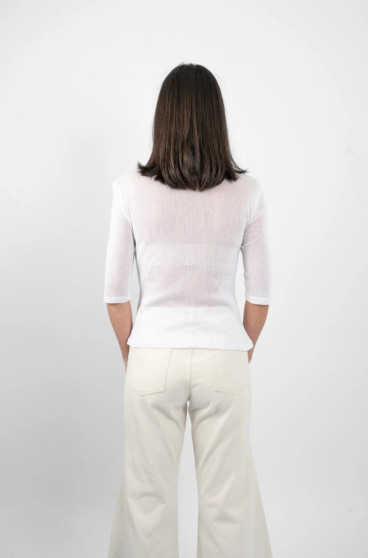 M.A. Dainty Meadow Top - WHT