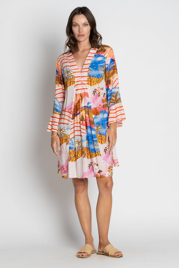 LulaSoul Jimbaran Button Dress