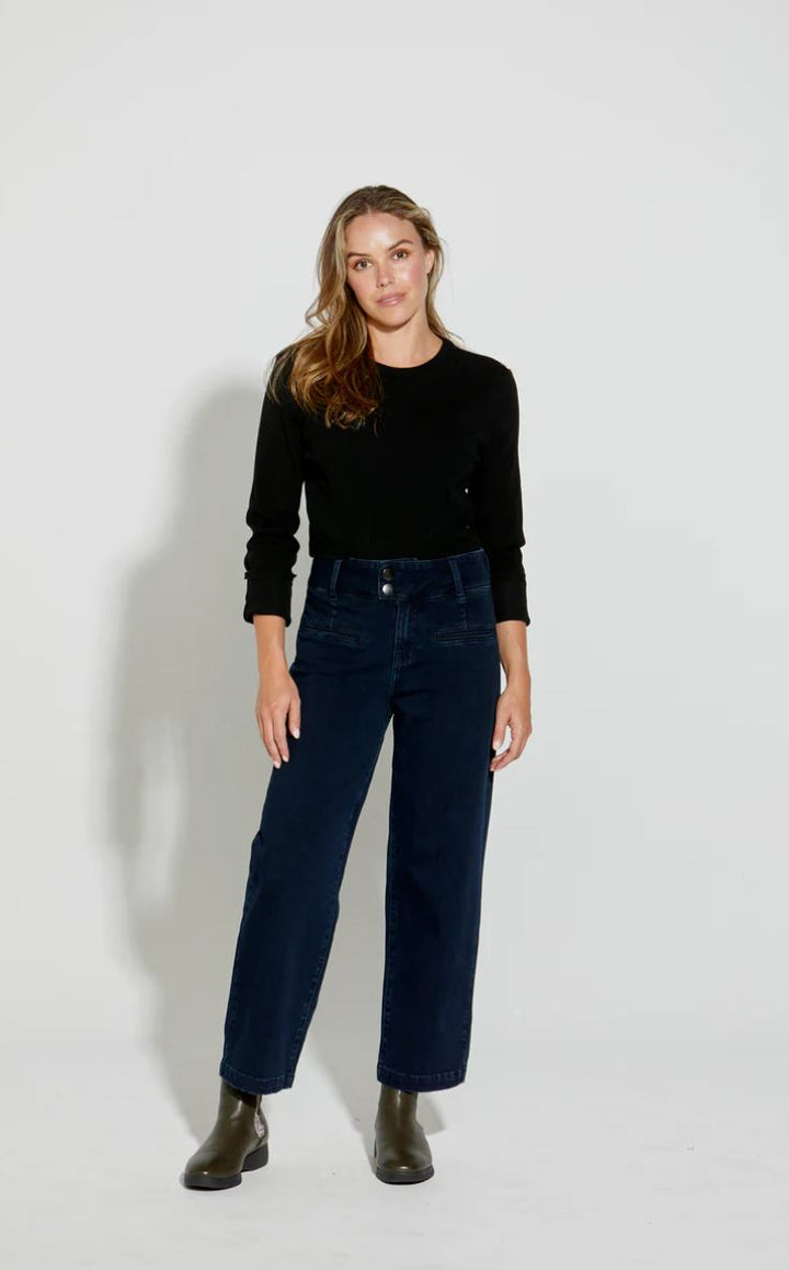 New London Christow Loose Leg Crop Jeans