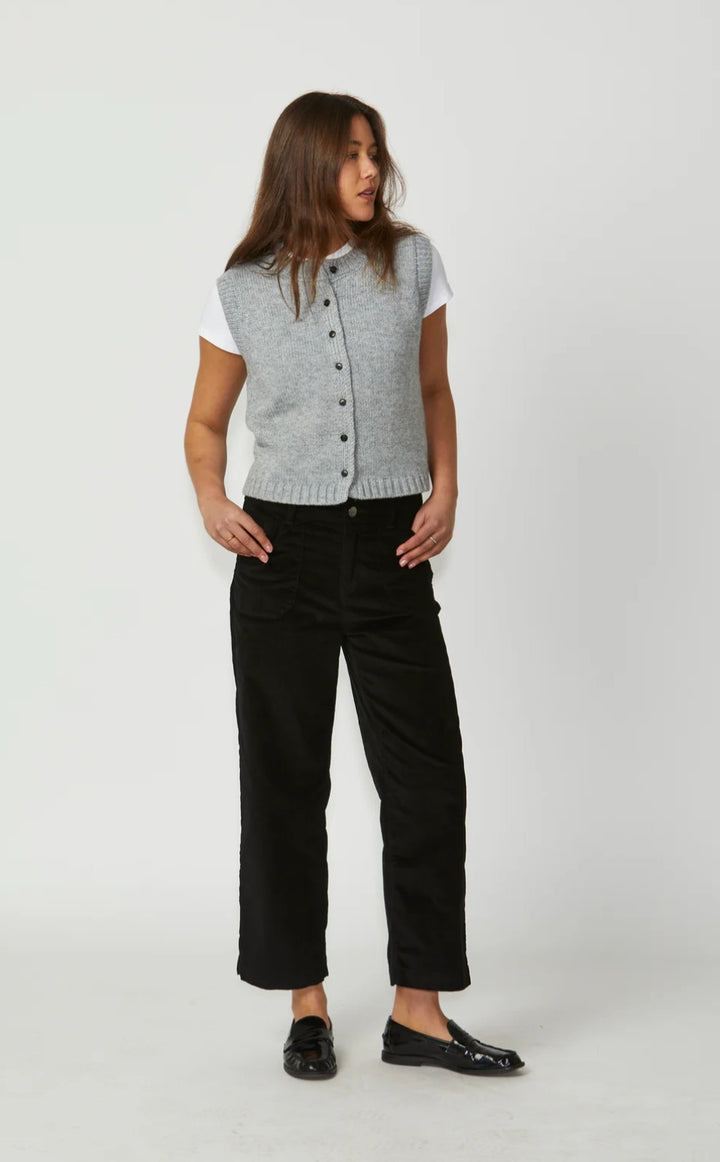 New London Penrith Cords - Black